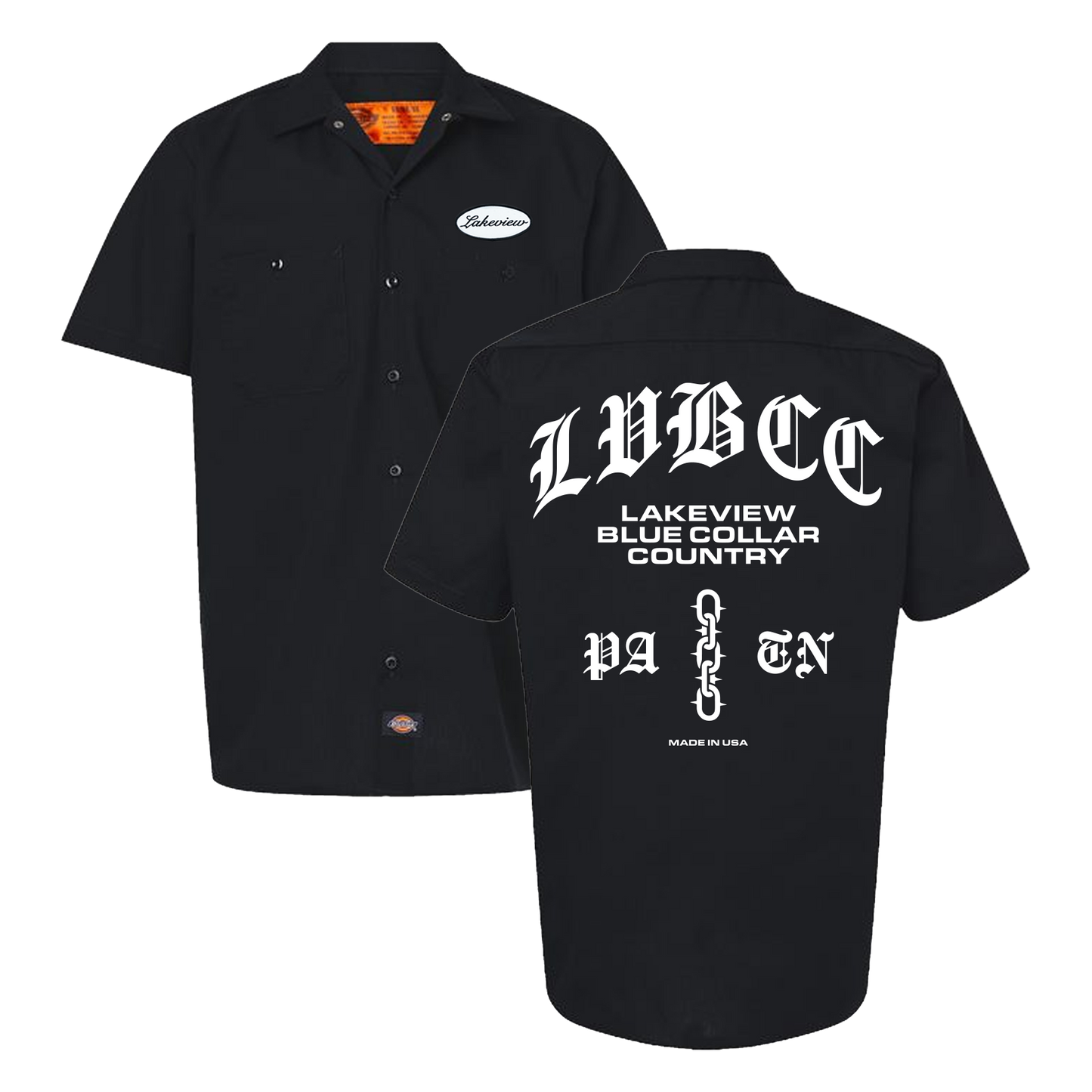 Lakeview Crew Work Shirt